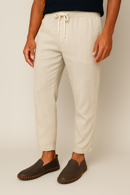 Reno | Herre Slip-Ons | Moccasin Slip‑On | Håndsyet Sål | Minimalistisk & Åndbar | Casual Komfort