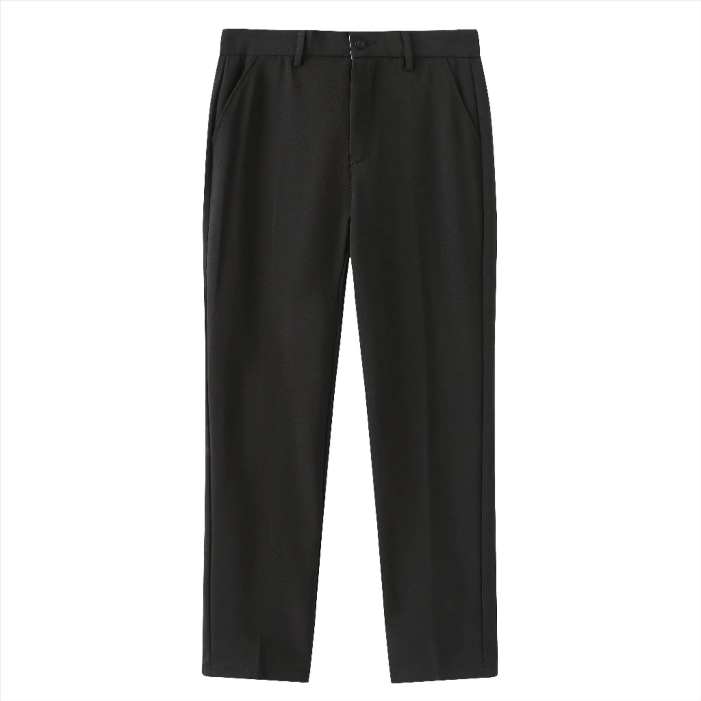Marcello™ | Herre Slim Fit Cropped Stretch Bukser med Ankellange Ben | Luksuriøse Smart Casual Pæne Bukser