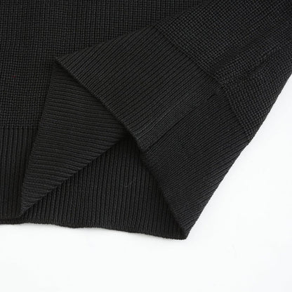 Lucas™ | Herre Striktrøje med Half-Zip | Varm Ribstruktur & Stilfuld Ståkrave