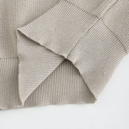 Lucas™ | Herre Striktrøje med Half-Zip | Varm Ribstruktur & Stilfuld Ståkrave