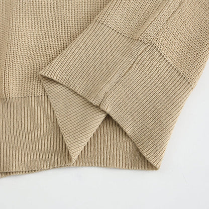 Lucas™ | Herre Striktrøje med Half-Zip | Varm Ribstruktur & Stilfuld Ståkrave