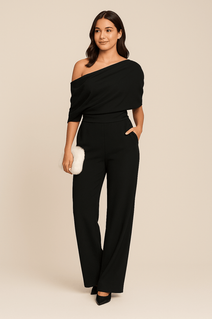 Alverina | Asymmetrisk One-Shoulder Jumpsuit