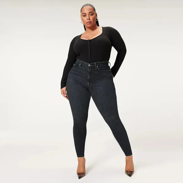 Paula™ | Damer Elegante Shapewear Jeans med Funktionelle Lommer og Komfortabel Pasform