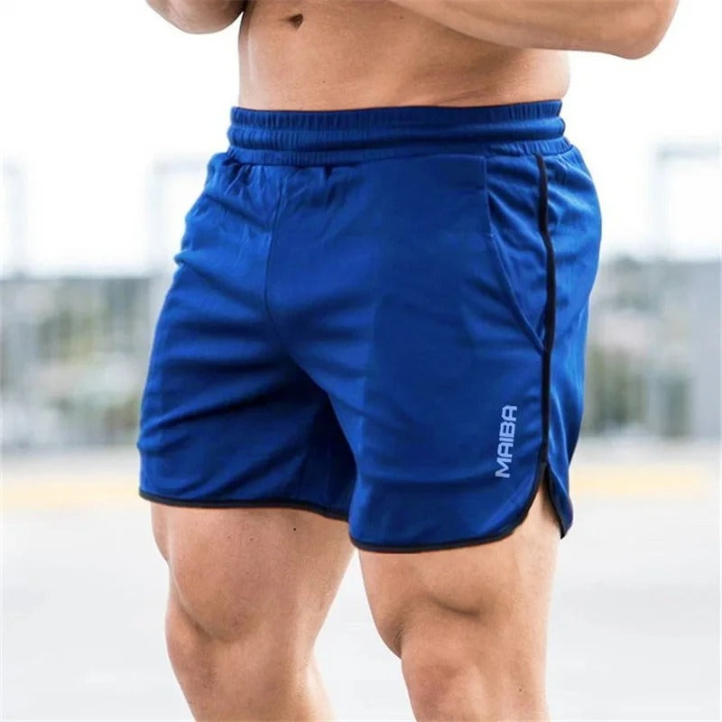 Jaxon™ | Herrer Sportsshorts med Sideslids og Tilbehørsløkke | Let og Hurtigttørrende Træningsshorts til Fitness og Udendørs Brugn