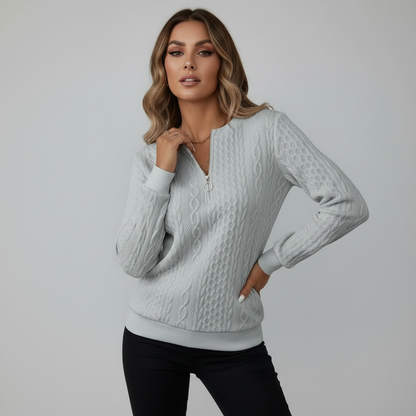 Éliane | Kabelstrikket Sweater Damer