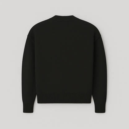 Adrien | Strikket Logo Sweater Unisex
