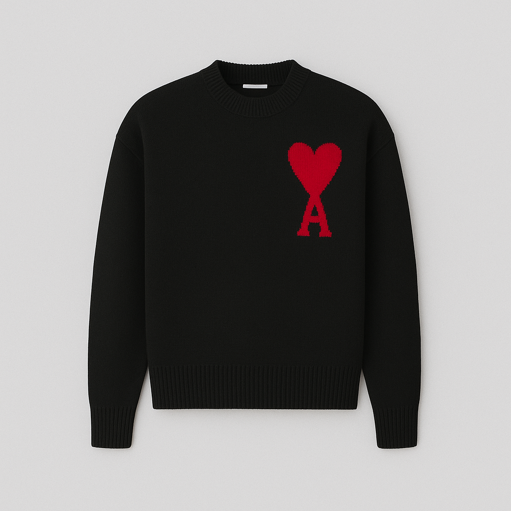 Adrien | Strikket Logo Sweater Unisex