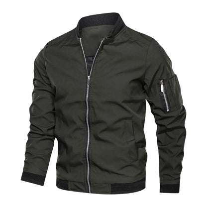 Alvaro™ | Herrer Casual Bomberjakke med Tidløs Stil og Komfort