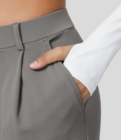 Lunara | High Waist Vide Pailletbukser Med Sidelommer Damer