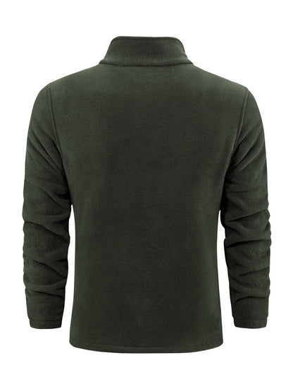 Rens™ | Herre Fleecevest Med Uldforing | Varm Fleecejakke Af Blød Sherpa