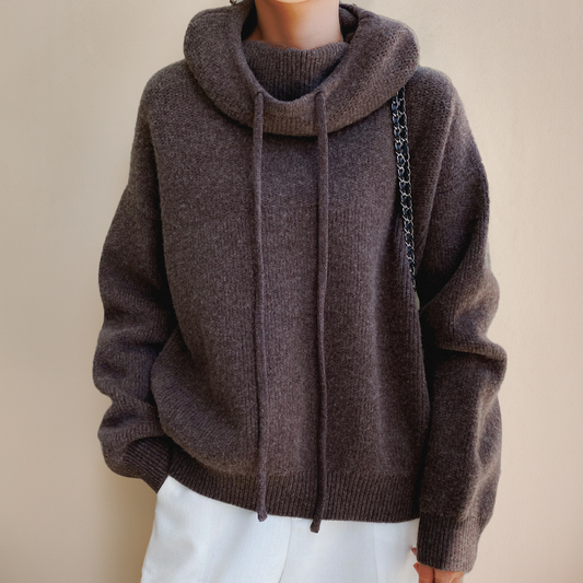 Malou | Strikket Hoodie Damer