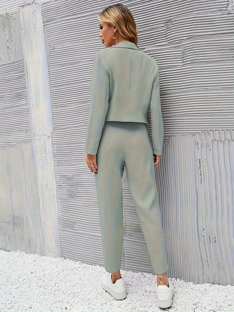 Elodie | Cropped Blazer Sæt