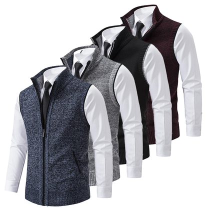 Thierry™ | Strikket Business Vest af Premium Uld for Elegance og Komfort