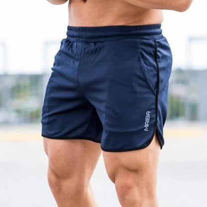 Jaxon™ | Herrer Sportsshorts med Sideslids og Tilbehørsløkke | Let og Hurtigttørrende Træningsshorts til Fitness og Udendørs Brugn