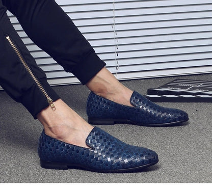 Nino™ | Læder Tassel Loafers til Herrer | Flettede Mokkasiner