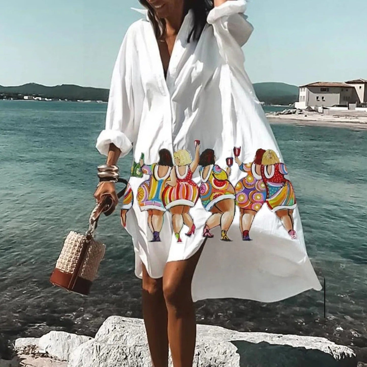 Solandra | Oversize Strandkjole Damer