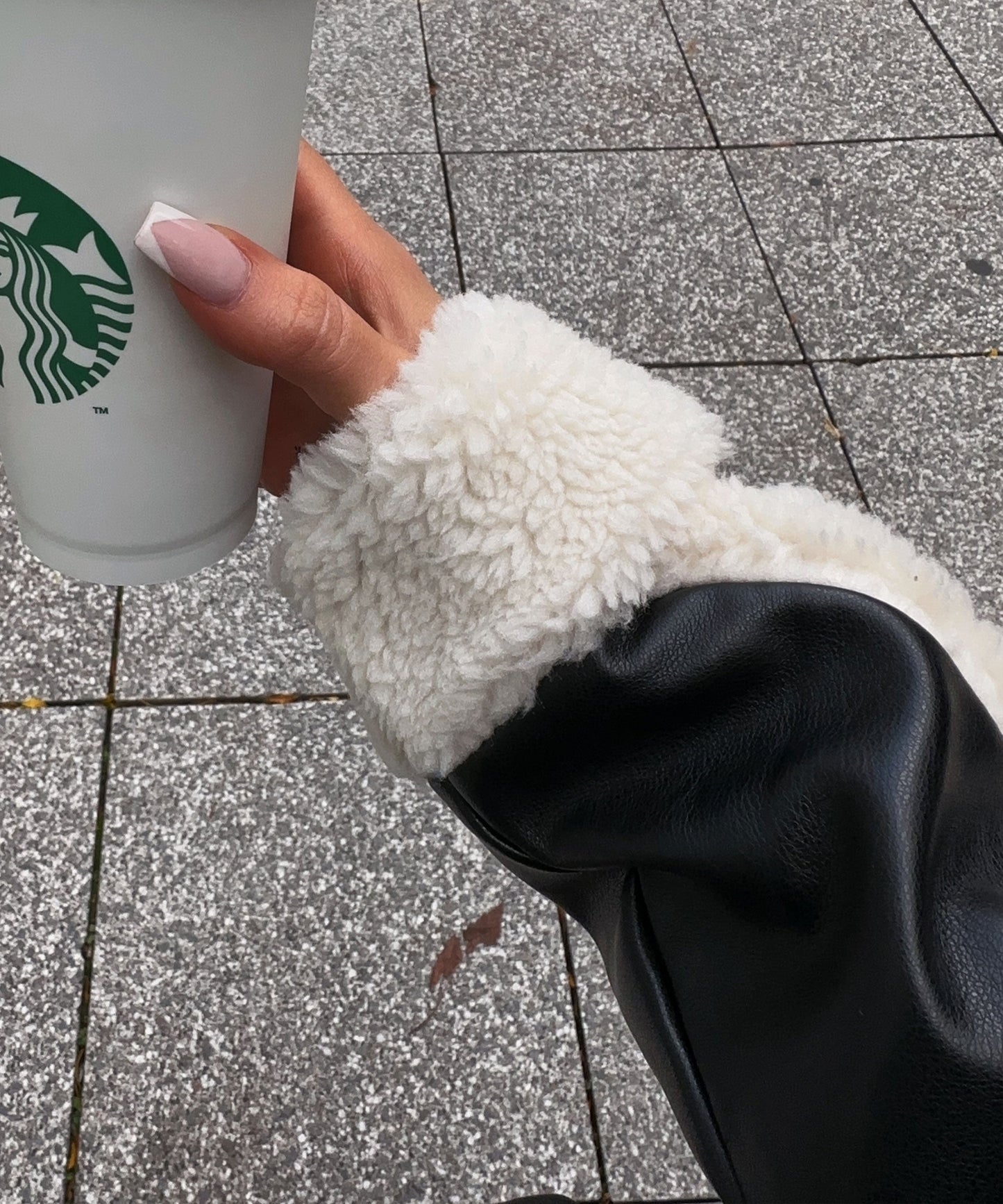 Alvéra | Shearling Bikerjakke