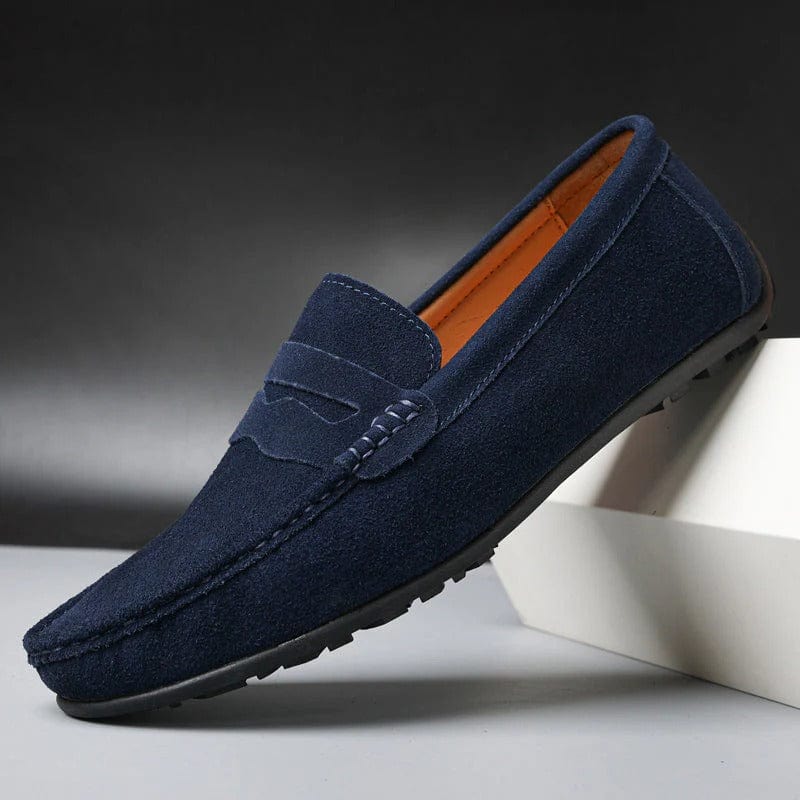 Riccardo™ | Luksuriøse Herrer Loafers i Ruskind med Polstret Fodseng for Stil og Komfort