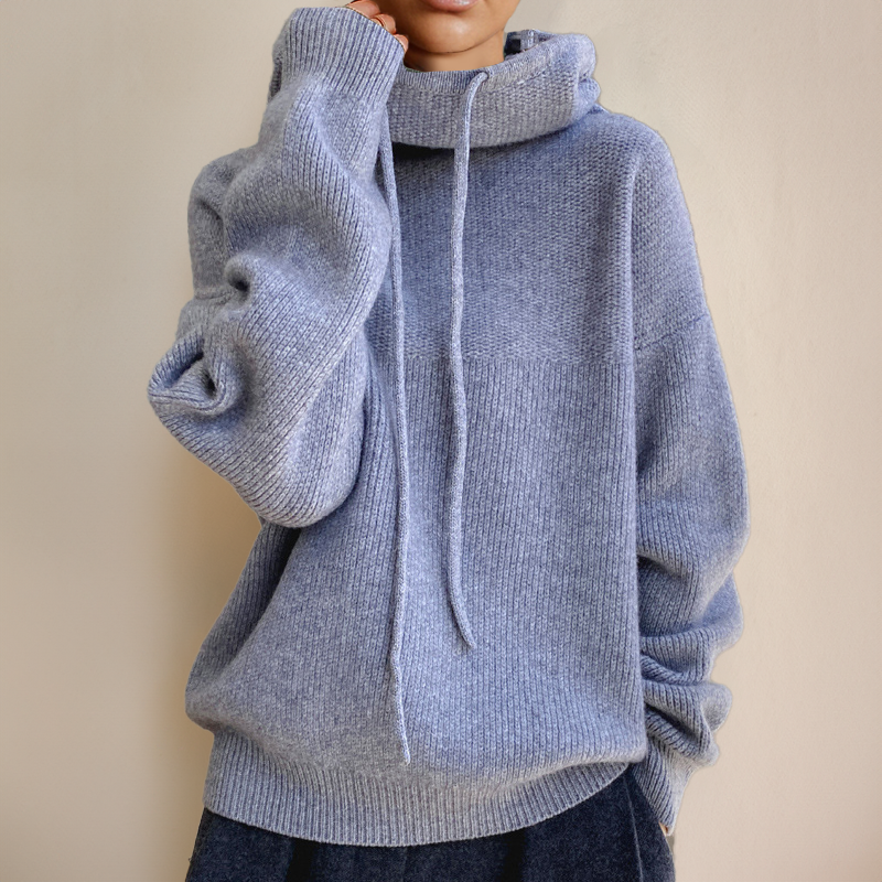 Malou | Strikket Hoodie Damer