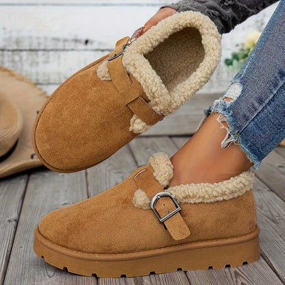 Maelis | Varme Slip-Ons Med Pelsfor