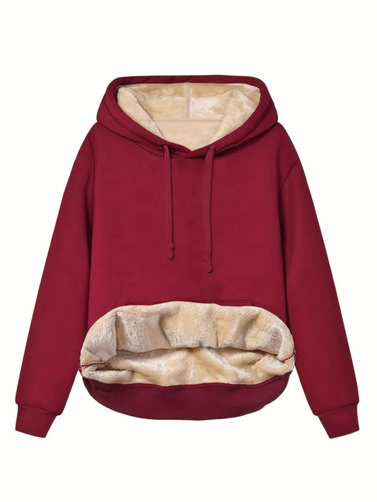 Alana™ | Luksuriøs Fleece Hoodie med Uovertruffen Varme og Stil