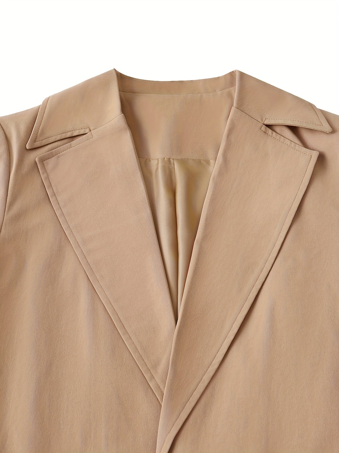 Floriviera™ | Elegant 3-Deles Damer Outfit Med Blomstermønster, Trenchcoat, Bukser Og Bandeautop