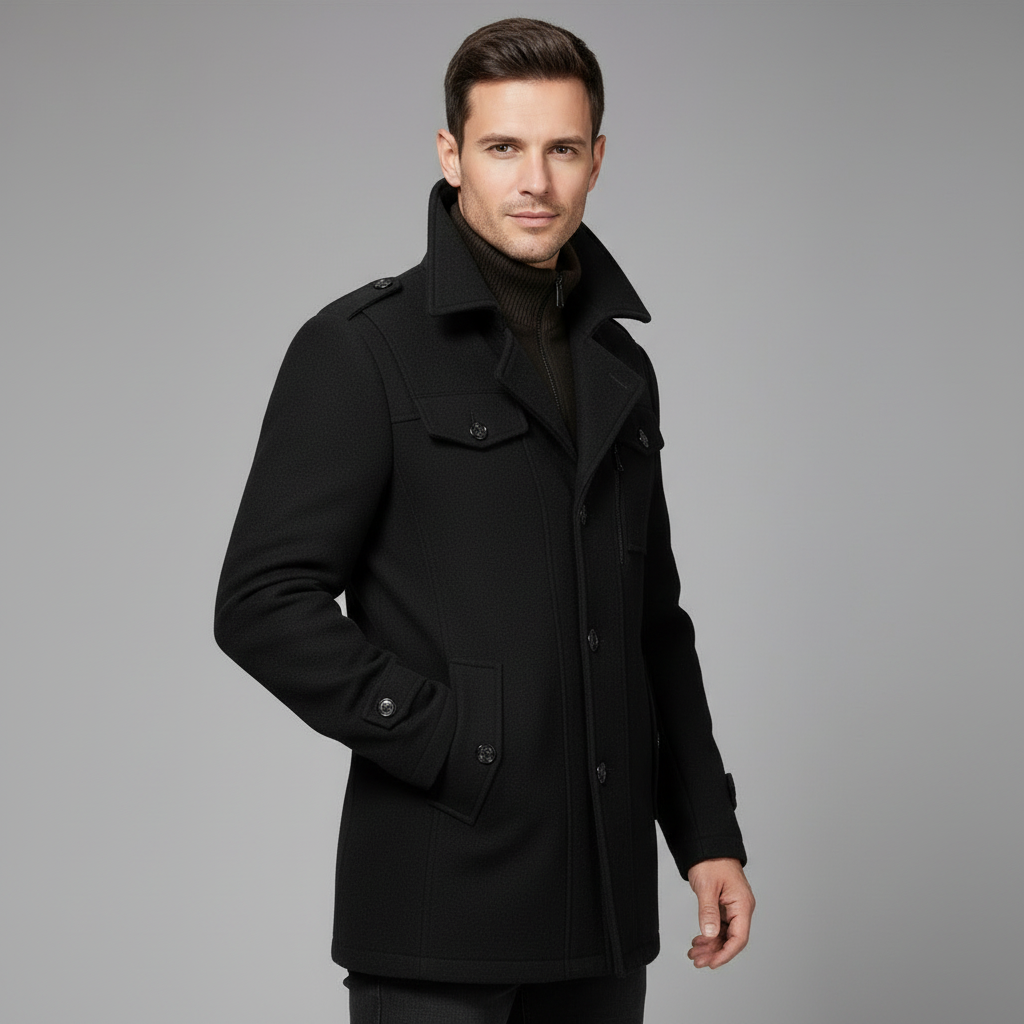 Adrien | Uldmix Vinterfrakke