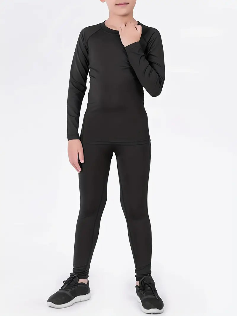 ThermaFit Mini™ | Termotøj til Børn med Kompression, Hurtigtørrende Materiale og Høj Elasticitet