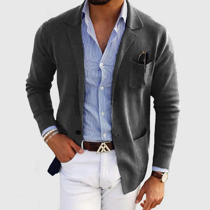 Liam™ | Herrer Casual Elegant Blazer med Lange Ærmer og Luksuriøse Stoffer
