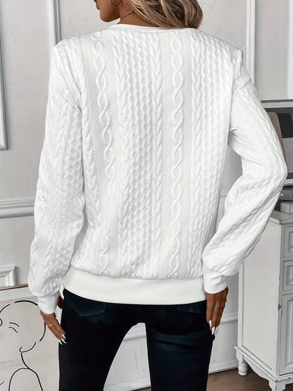 Éliane | Kabelstrikket Sweater Damer