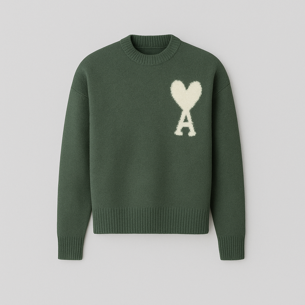 Adrien | Strikket Logo Sweater Unisex