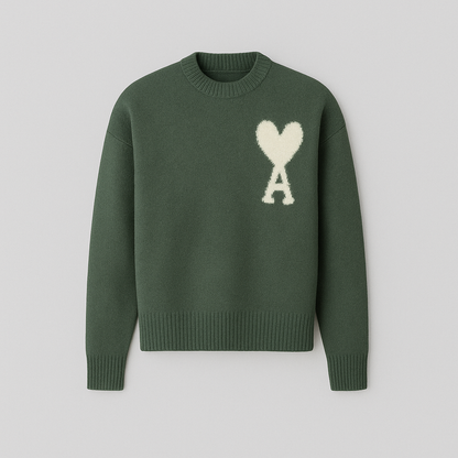 Adrien | Strikket Logo Sweater Unisex