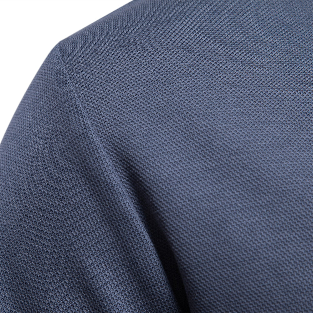 Jay™ | Herrer Luksus Langærmet Poloshirt med Perfekt Pasform til Komfort og Elegance