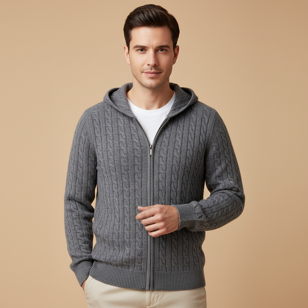 Bastien | Cardigan Med Hætte