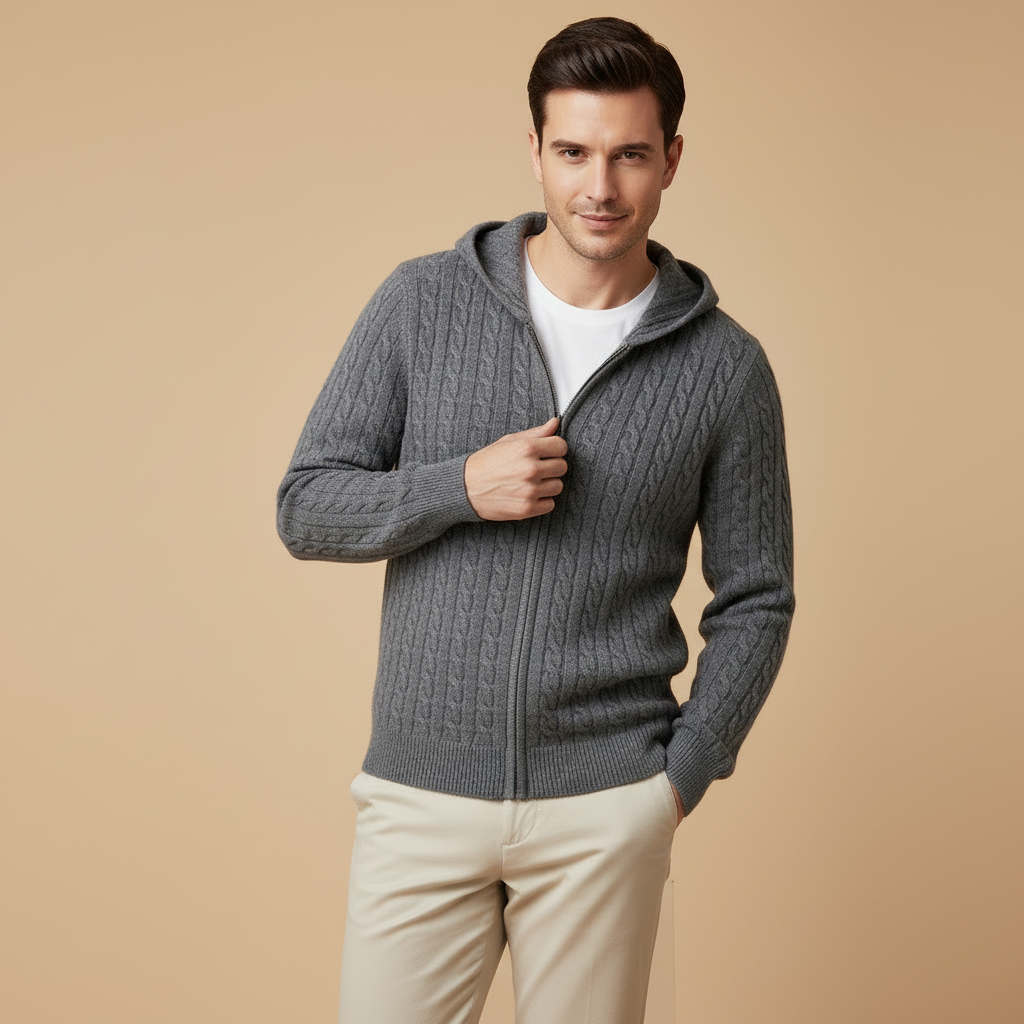 Bastien | Cardigan Med Hætte