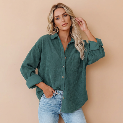 Livia | Fløjlsovershirt