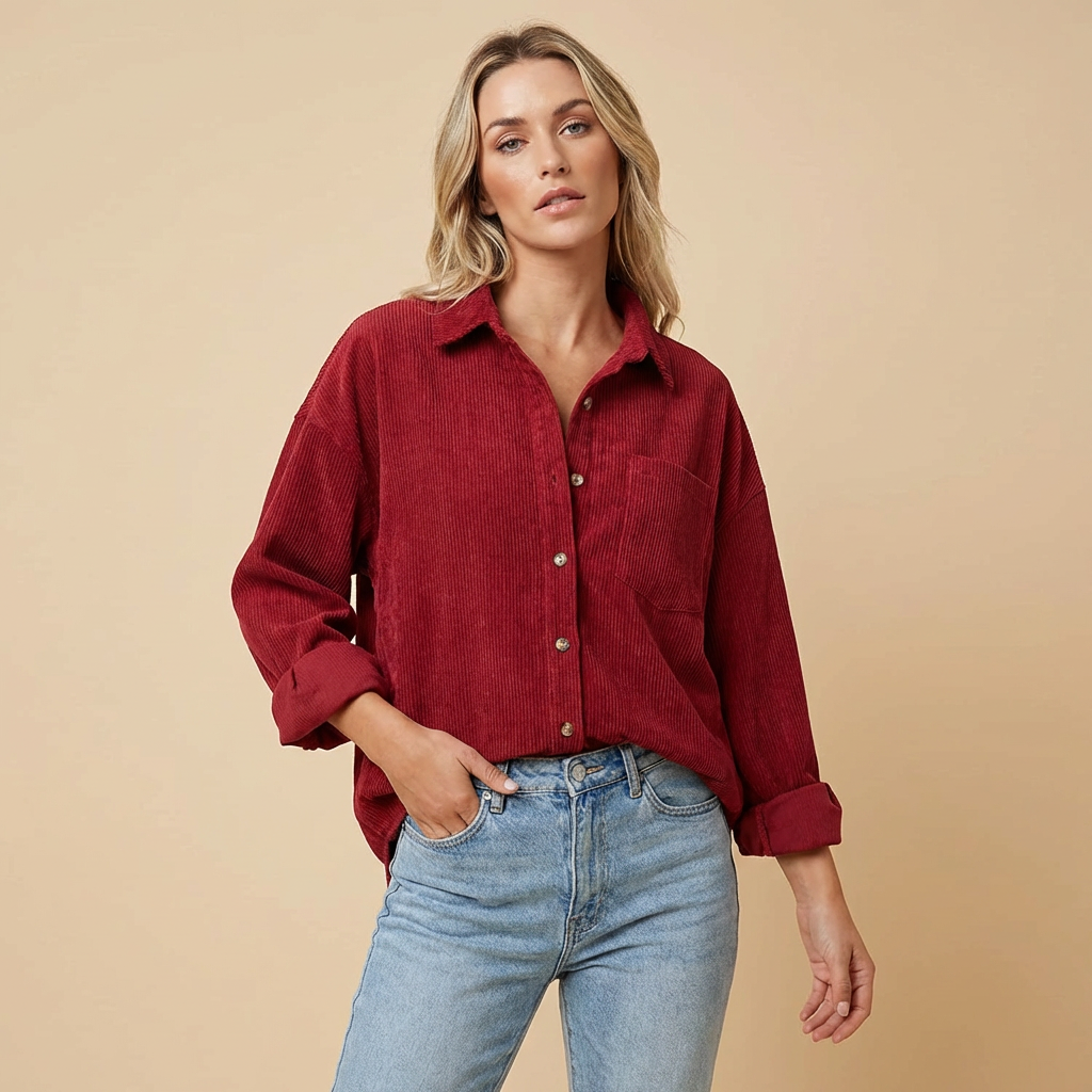 Livia | Fløjlsovershirt