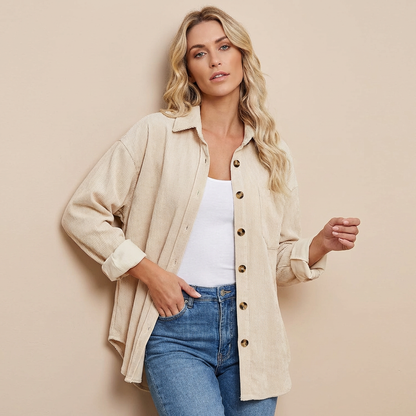 Livia | Fløjlsovershirt