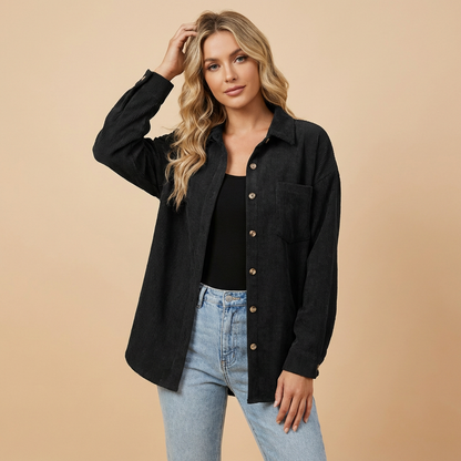 Livia | Fløjlsovershirt