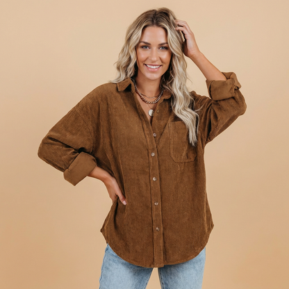 Livia | Fløjlsovershirt