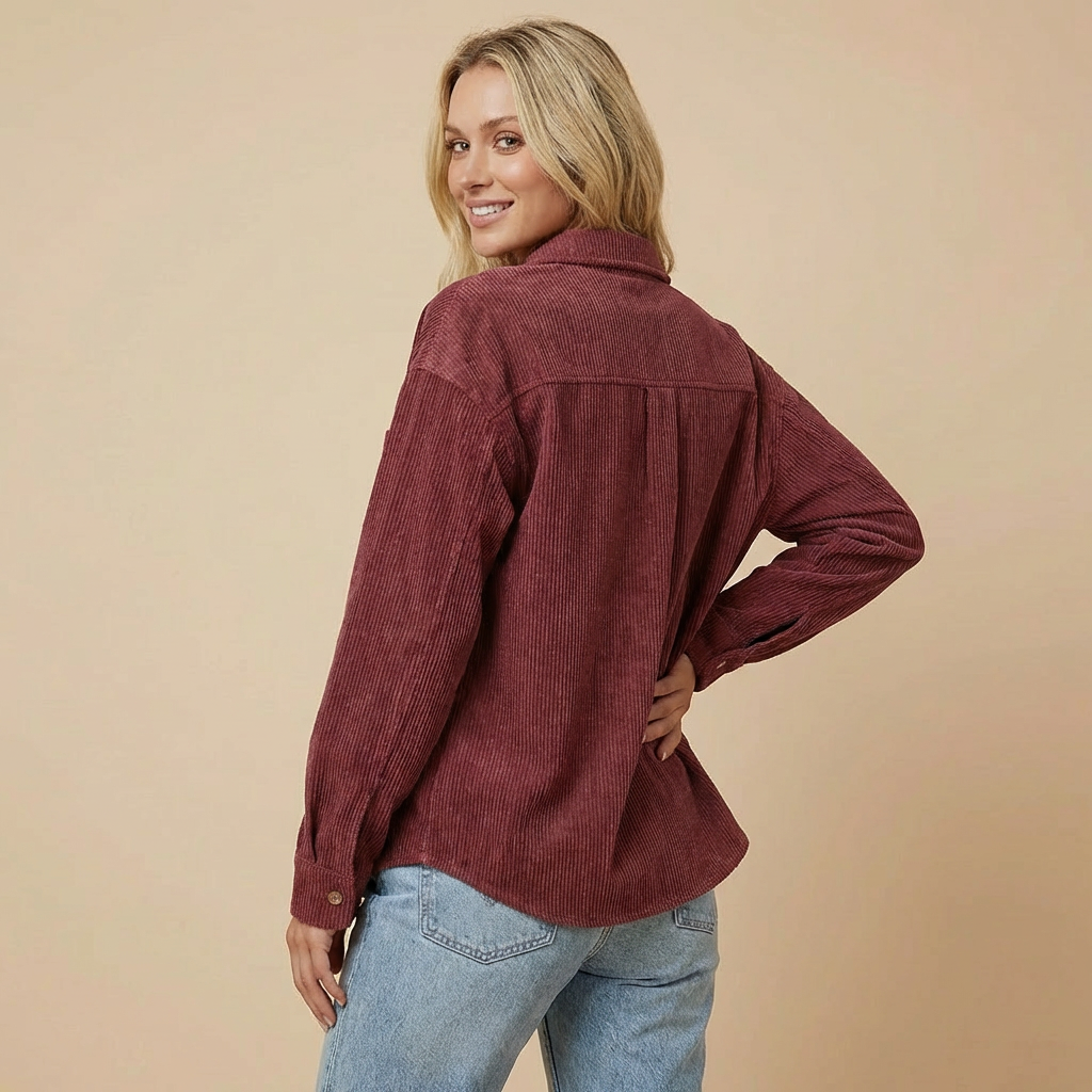 Livia | Fløjlsovershirt