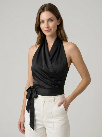 Alveria | Satin Top Dame