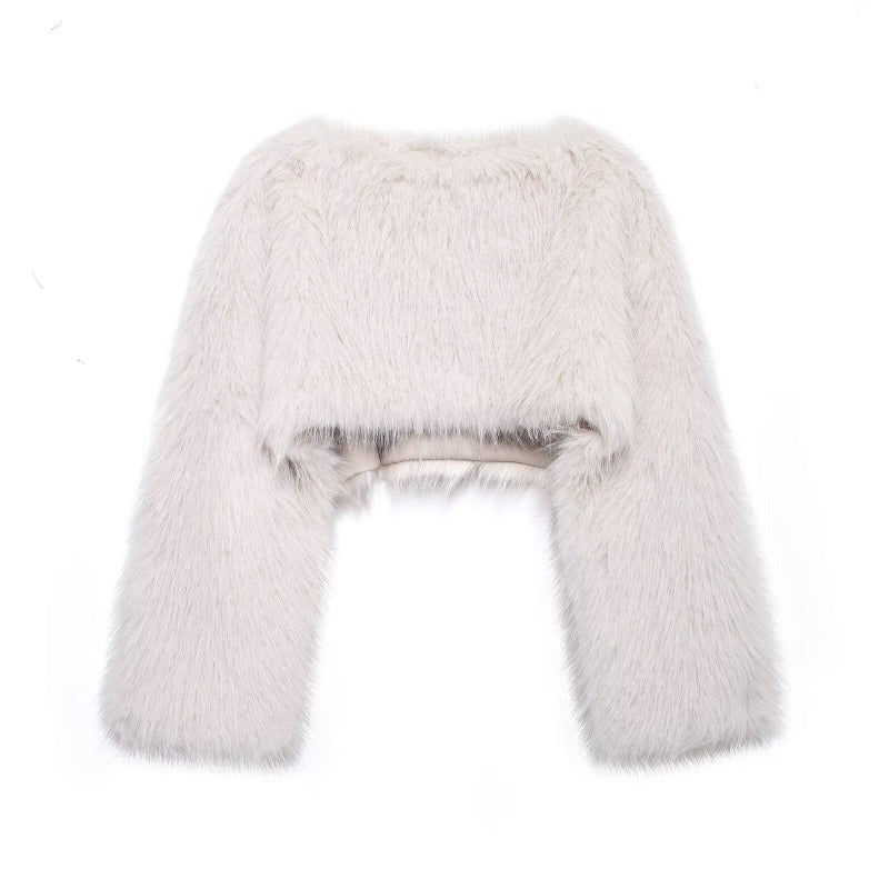 Arden | Cropped Faux Fur Jakke
