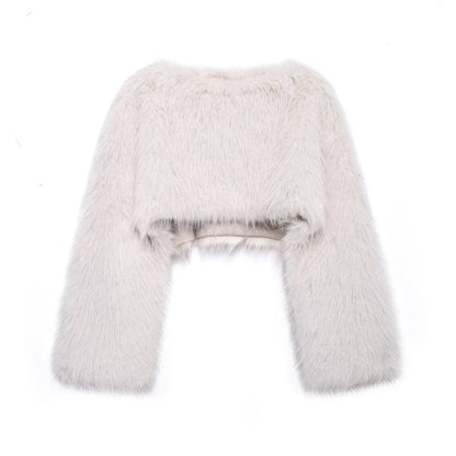 Arden | Cropped Faux Fur Jakke