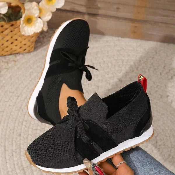 Allegra | Dame Sneakers Sløjfe