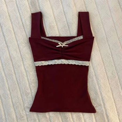 Odessa | Ribstrikket Blonde Cami Top Damer