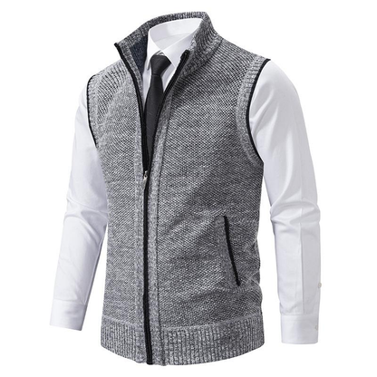 Thierry™ | Strikket Business Vest af Premium Uld for Elegance og Komfort