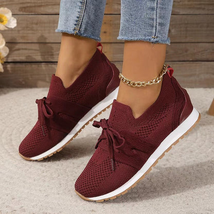 Allegra | Dame Sneakers Sløjfe