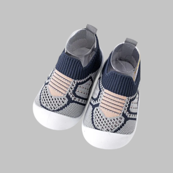Lieke™ | Fleksible Babysko med Strækbart Materiale og Barfodet Design