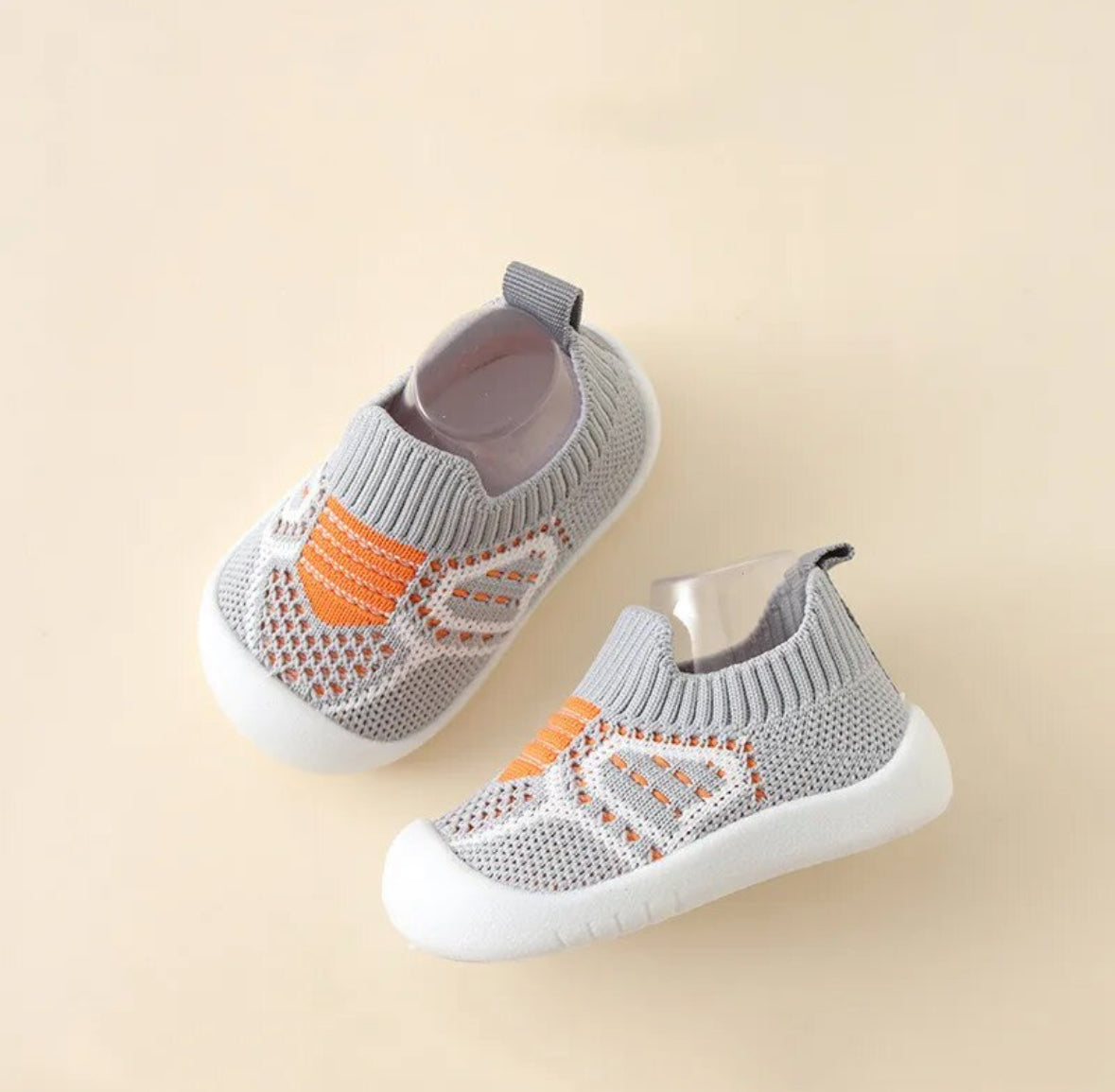 Lieke™ | Fleksible Babysko med Strækbart Materiale og Barfodet Design